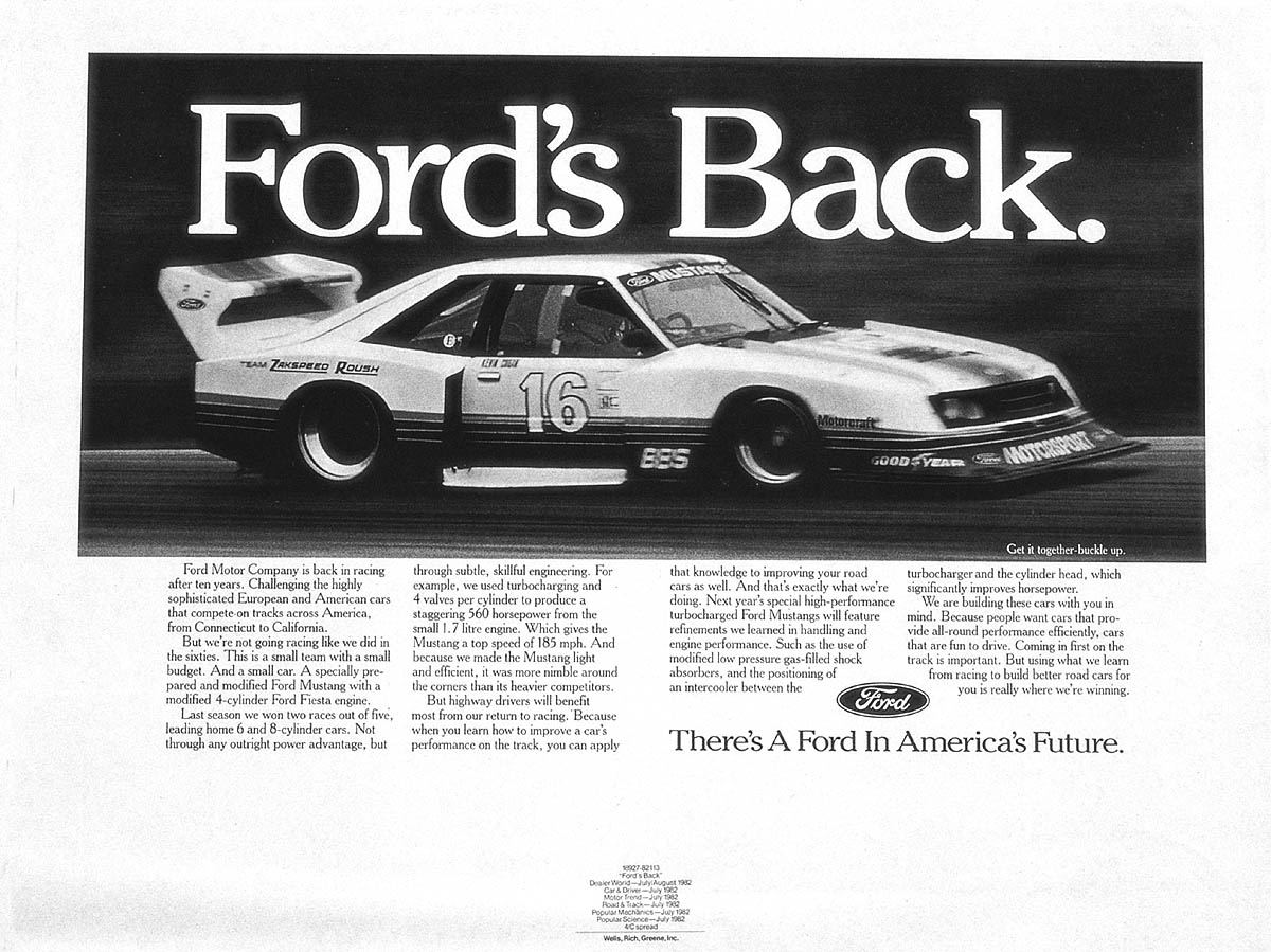 1982 Ford Auto Advertising